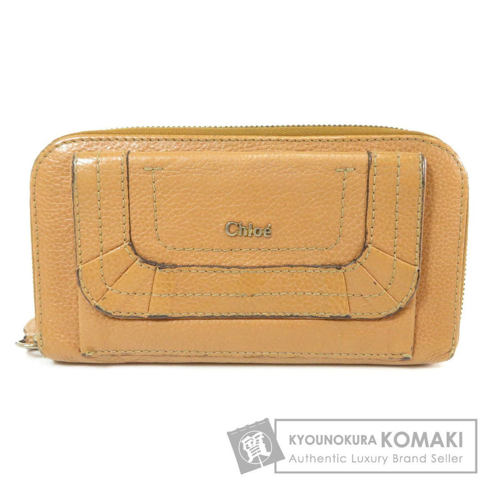 Chloe motif long Wallet leather